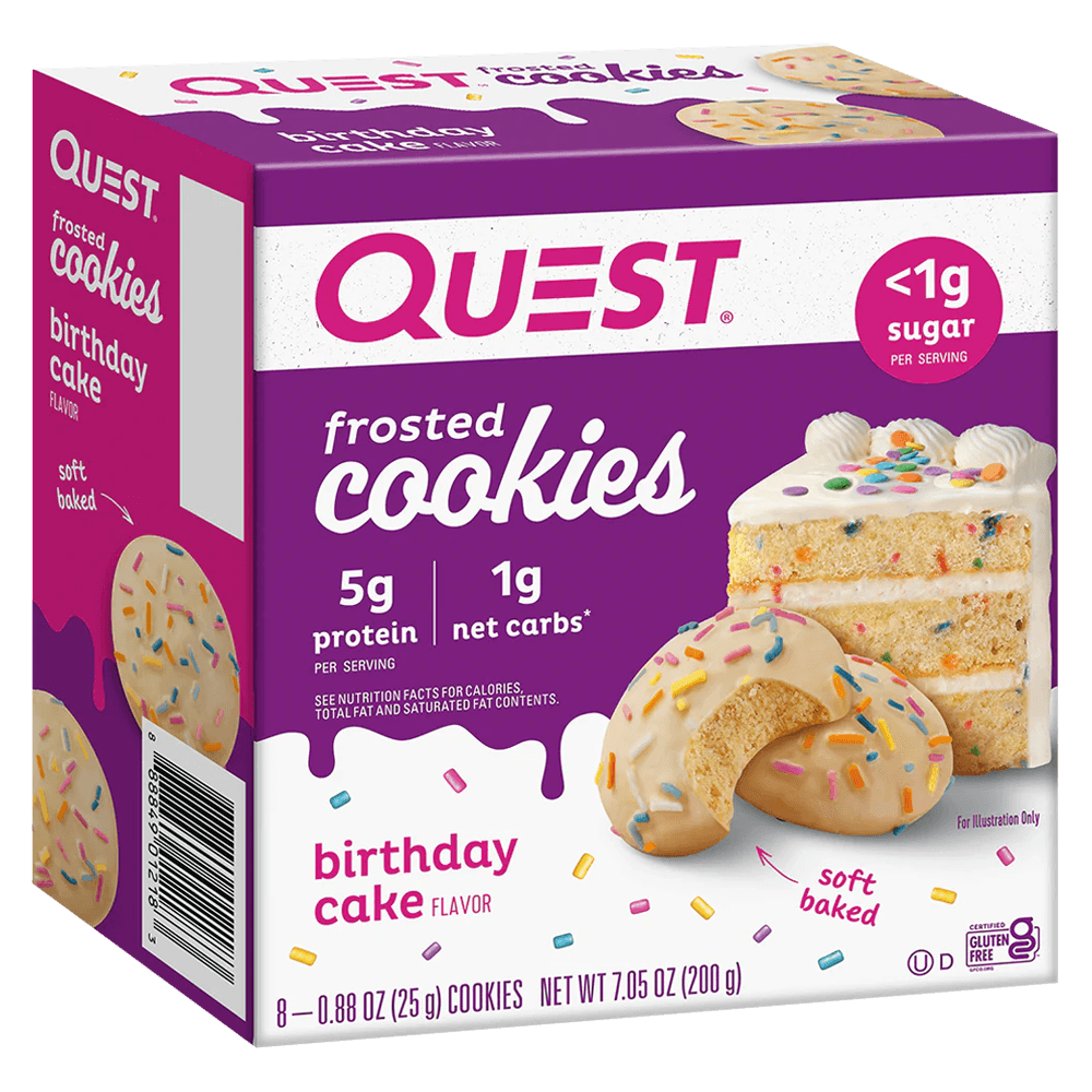 Protein Frosted Cookies Birthday Cake - 25g.