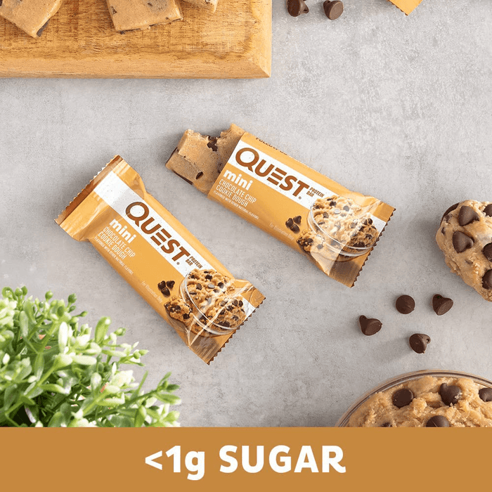 Quest Protein Bar Minis Chocolate Chip Cookie Dough - 14x23g. (19/10-23)