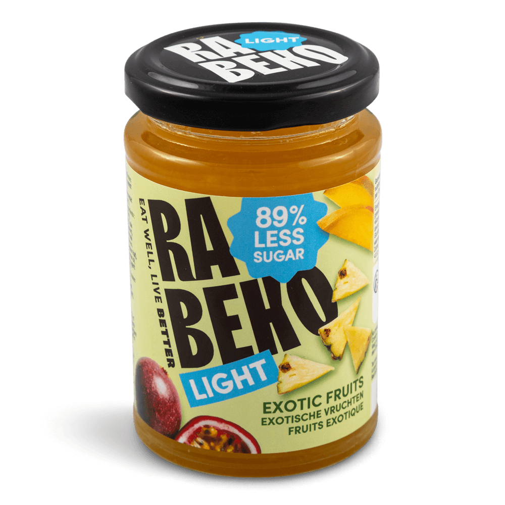 Rabeko Light Jam Exotic Fruits - 230g.