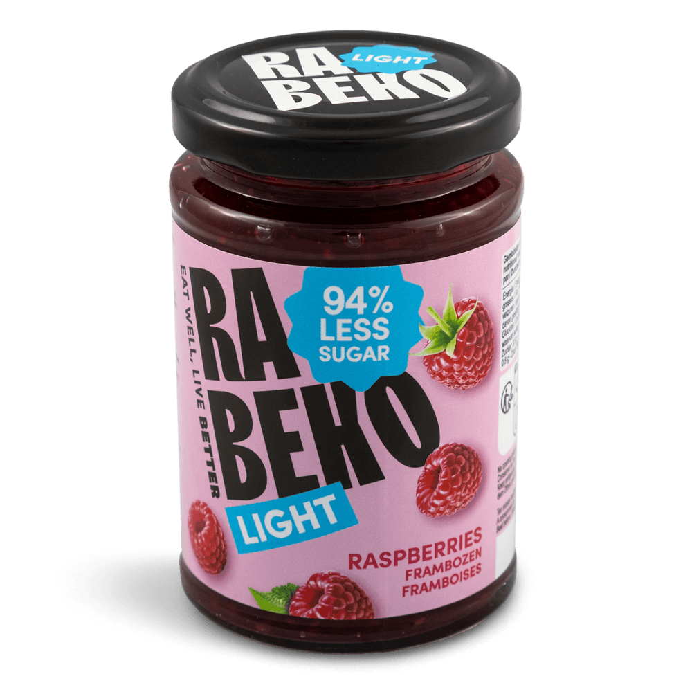 Rabeko Light Jam Raspberry - 230g.