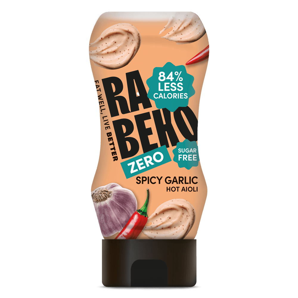 Rabeko Zero Spicy Garlic Hot Aioli - 350ml.