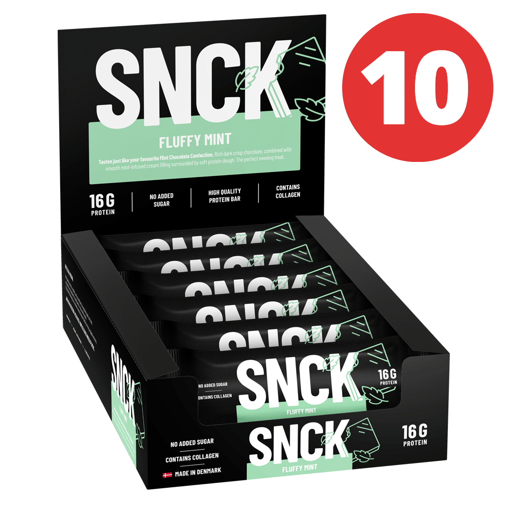 SNCK Protein Bar Fluffy Mint - 55g.