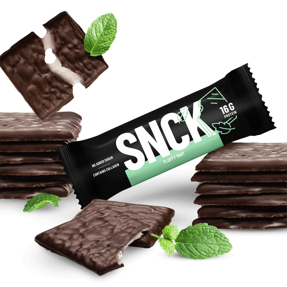 SNCK Protein Bar Fluffy Mint - 55g.