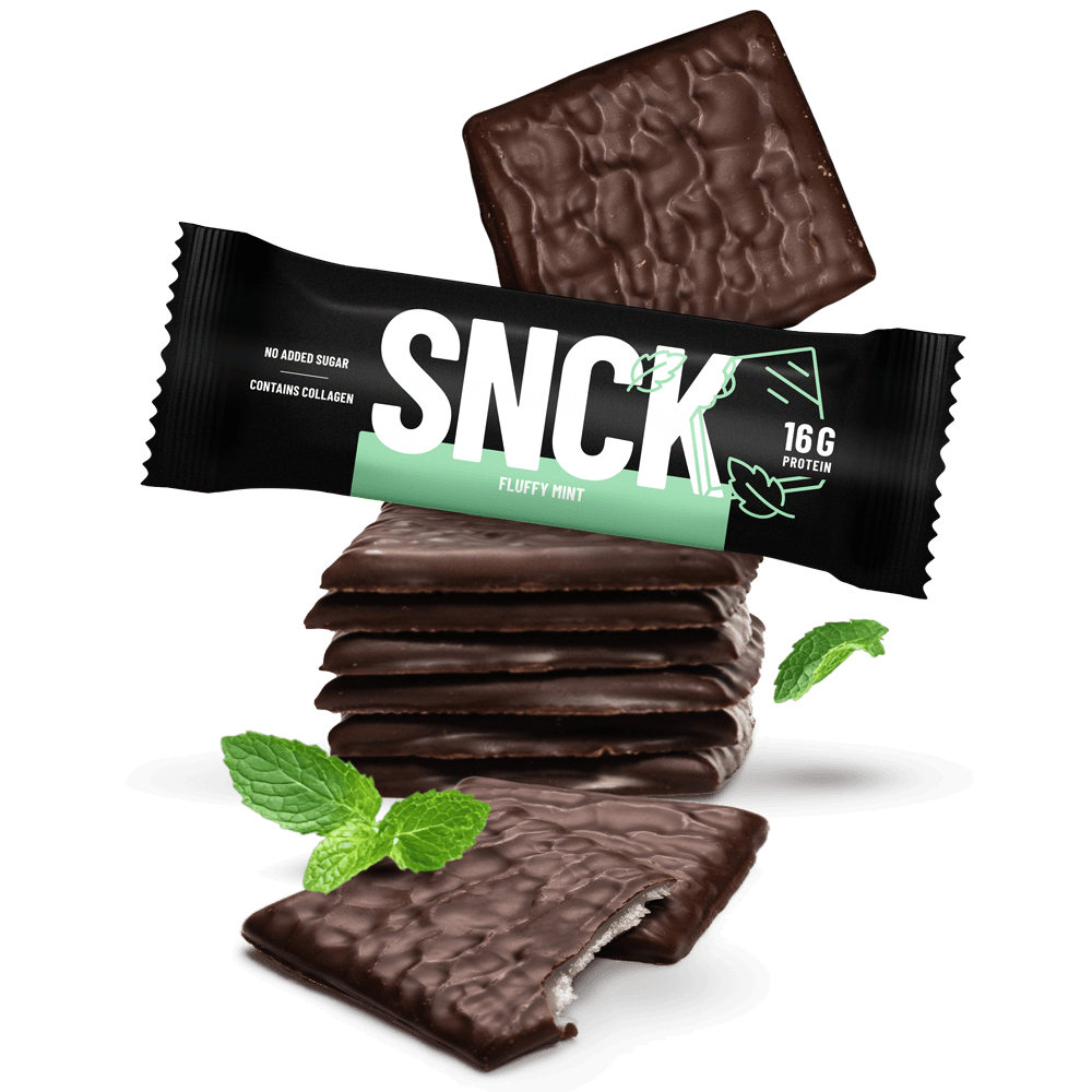 SNCK Protein Bar Fluffy Mint - 55g.