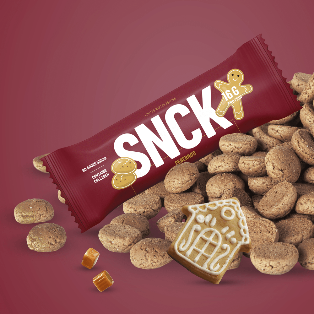 SNCK Protein Bar Pebernød - 55g.