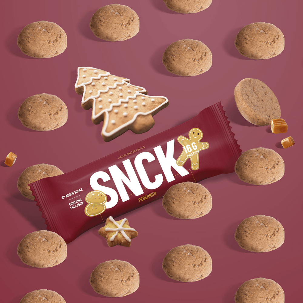 SNCK Protein Bar Pebernød - 55g.