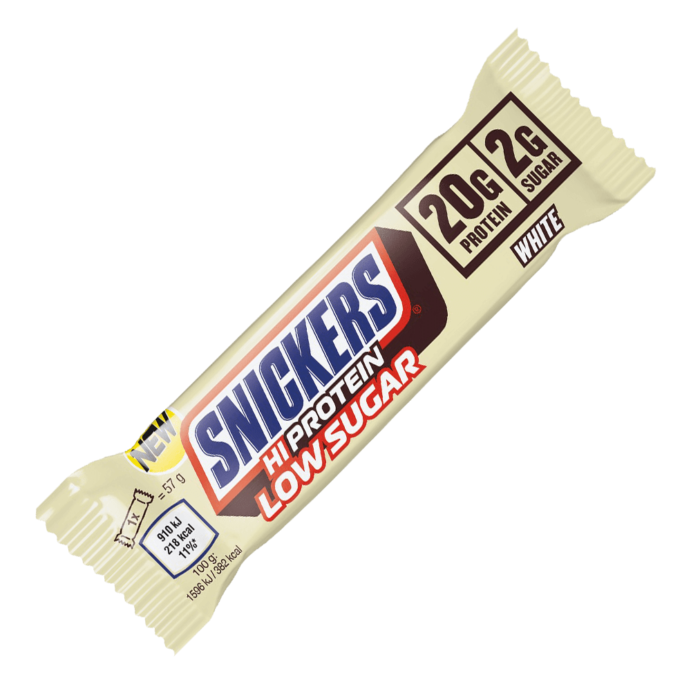 Snickers Hi-Protein White Bar Low Sugar - 57g.