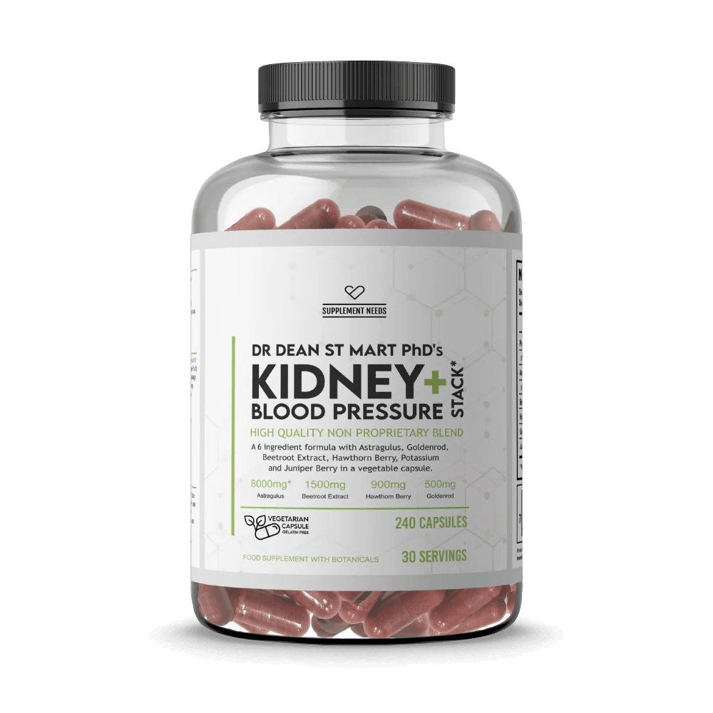Supplement Needs Kidney + Blood Pressure Stack - 240 caps.