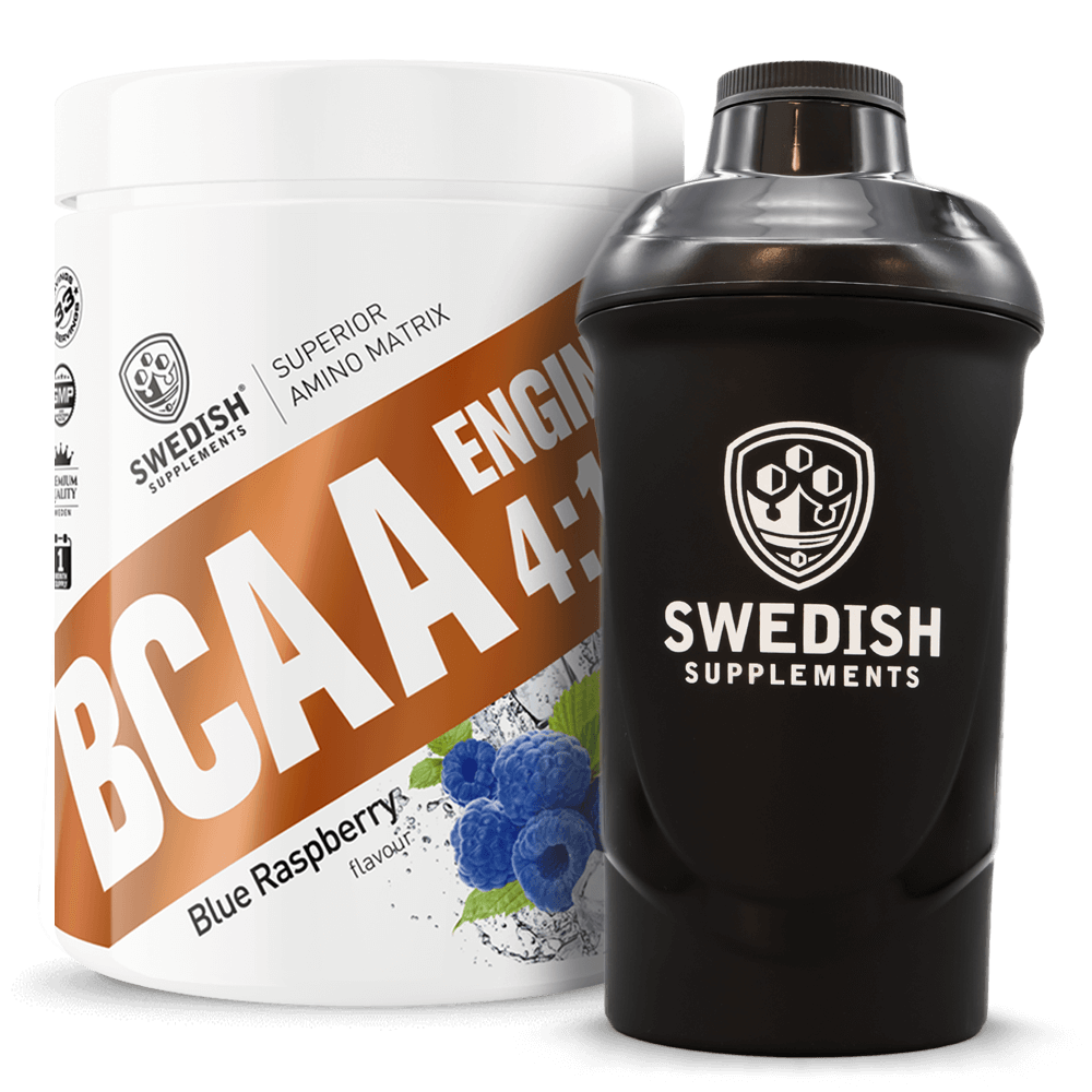 BCAA Engine Blue Raspberry fra Swedish Supplements