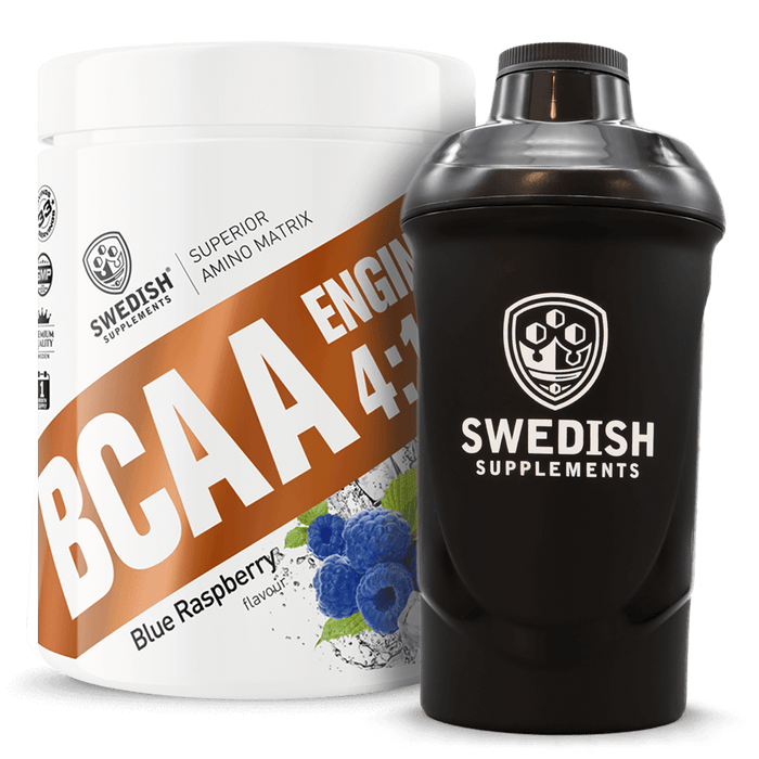 BCAA Engine Blue Raspberry fra Swedish Supplements