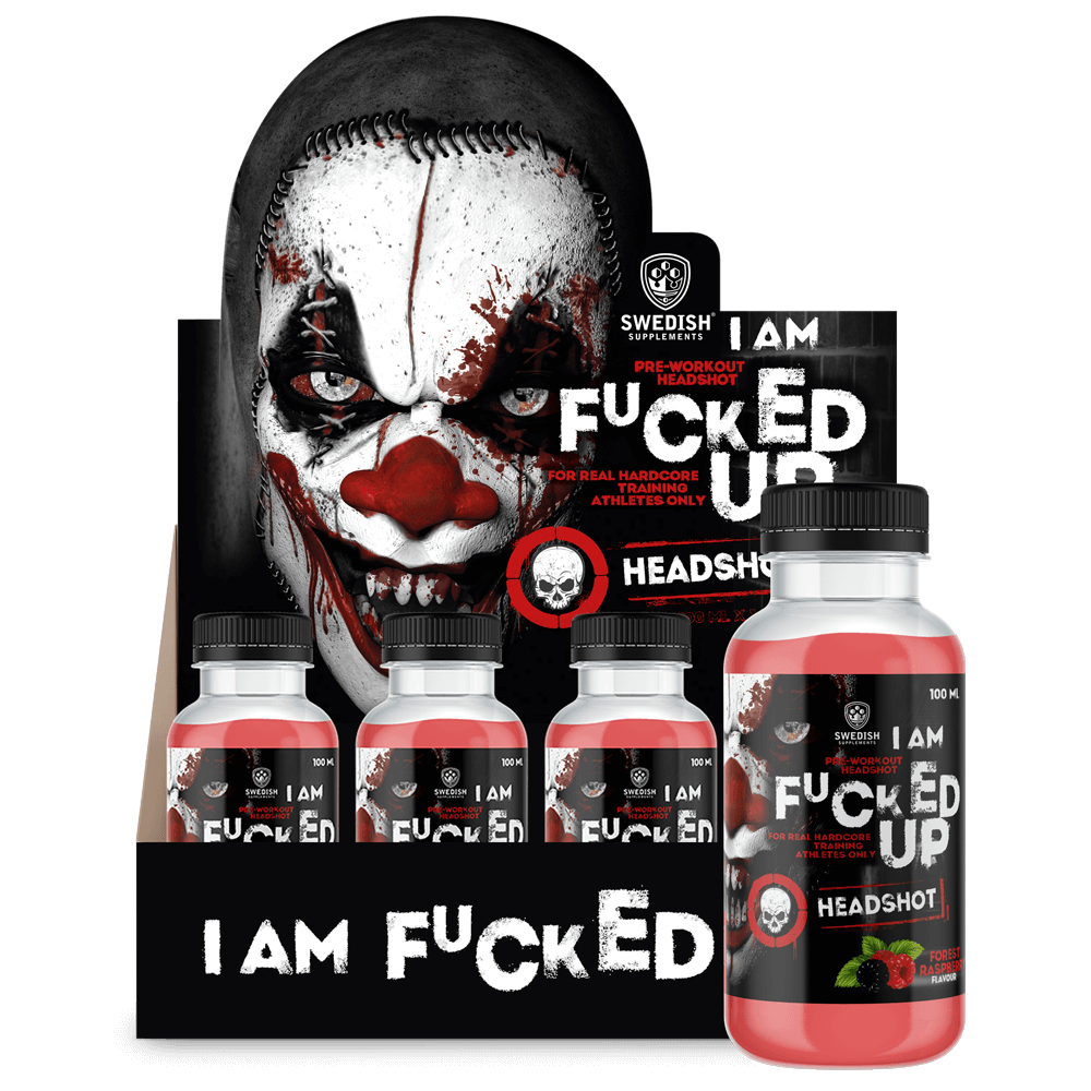 I Am Fucked Up PWO Shot Forest Raspberry - 16x100ml.