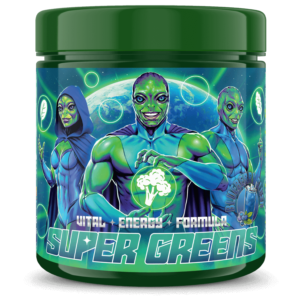 Super Greens Blueberry Slush - 250g.