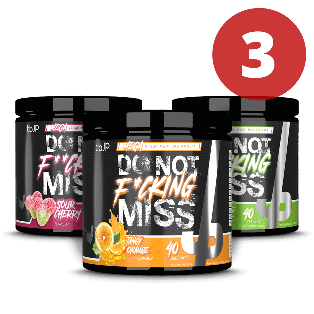 3 x tbJP DNFM Pre-Workout - 40 serv.