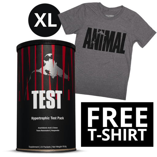 Animal Test 21 paks + Free T-Shirt