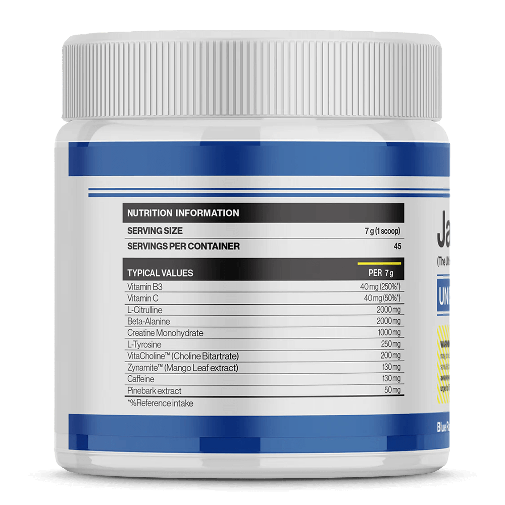 Jack3d Advanced Pre-Workout Blue Raspberry - 45 serv.