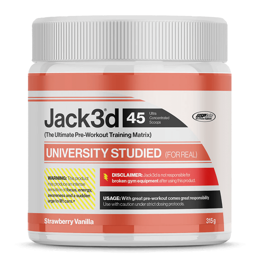Jack3d Advanced Pre-Workout Strawberry Vanilla - 45 serv.
