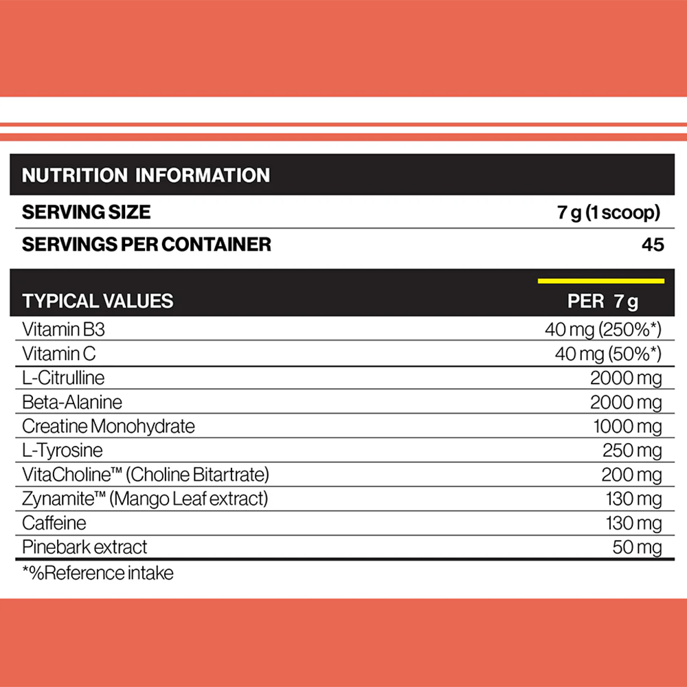 Jack3d Advanced Pre-Workout Strawberry Vanilla - 45 serv.