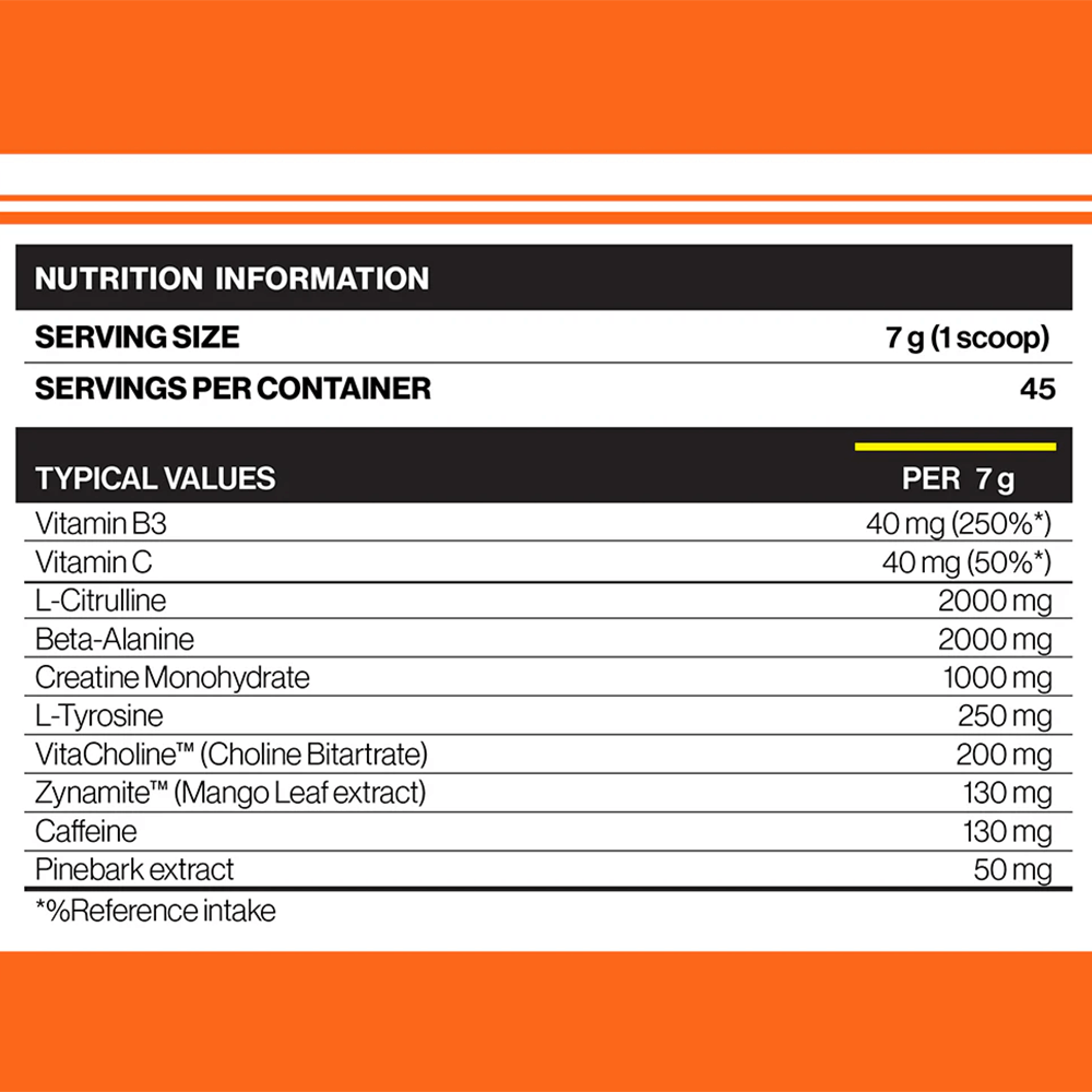 Jack3d Advanced Pre-Workout Tropical - 45 serv.