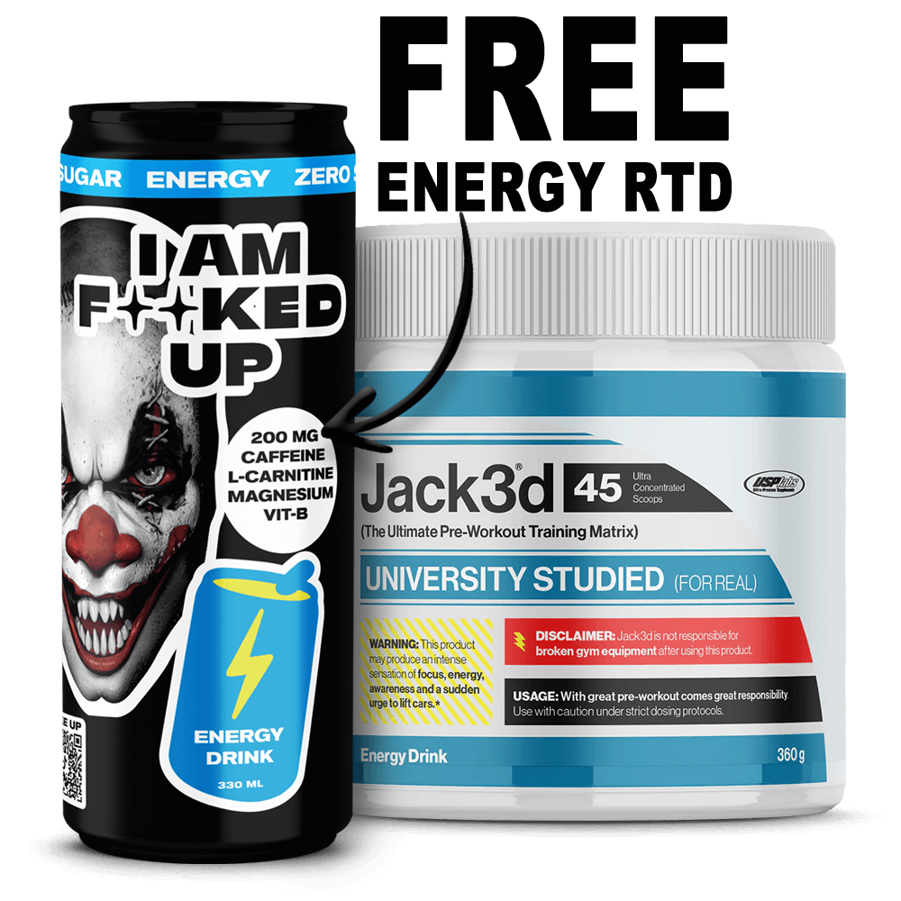 Jack3d Advanced Pre-Workout 45 serv. + FREE ENERGY DRINK
