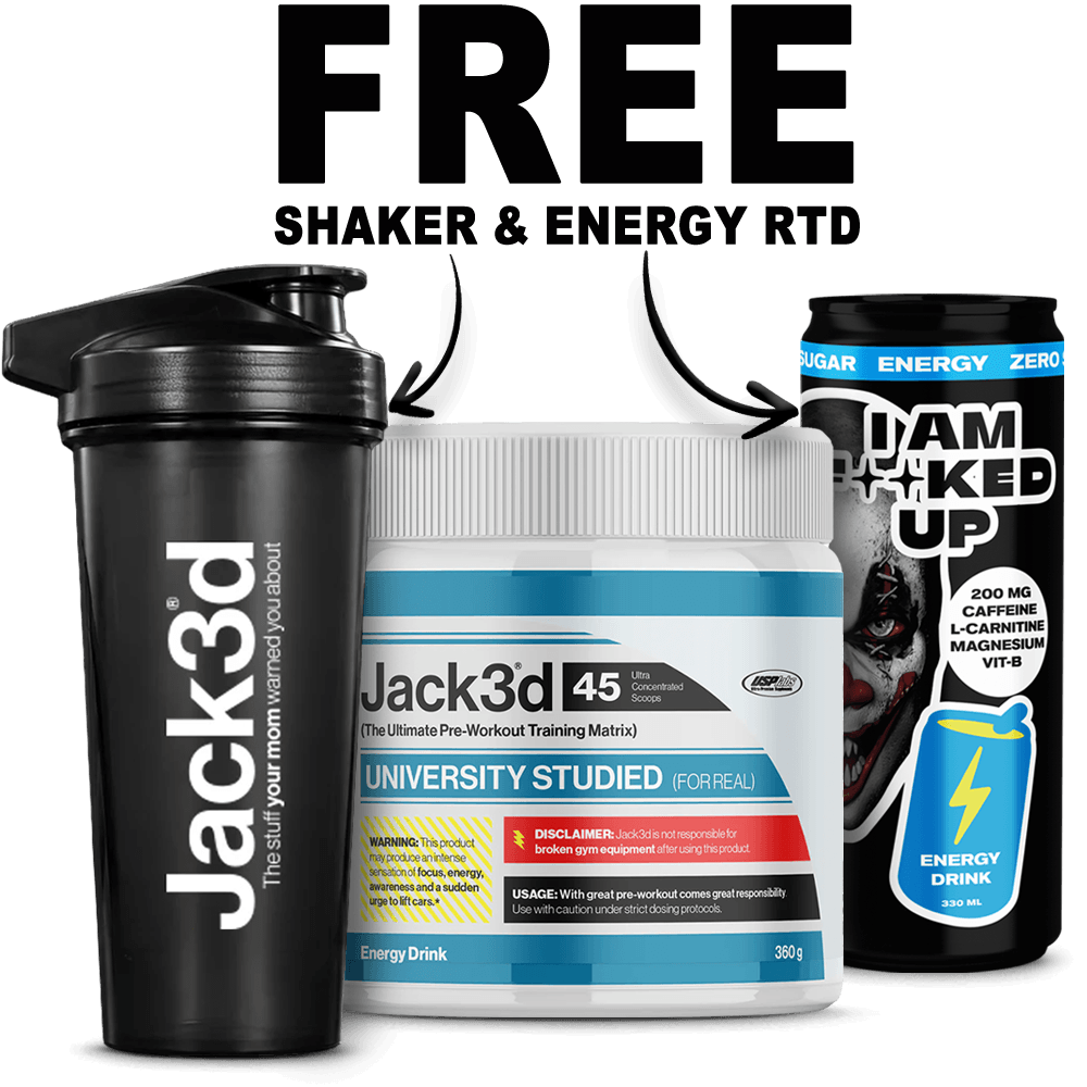 Jack3d Advanced Pre-Workout 45 serv. + FREE RTD & SHAKER