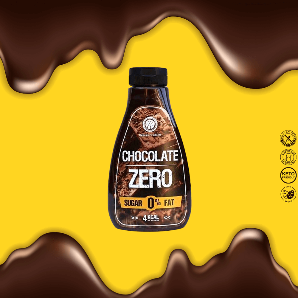 Rabeko Zero Chocolate Syrup - 350ml.