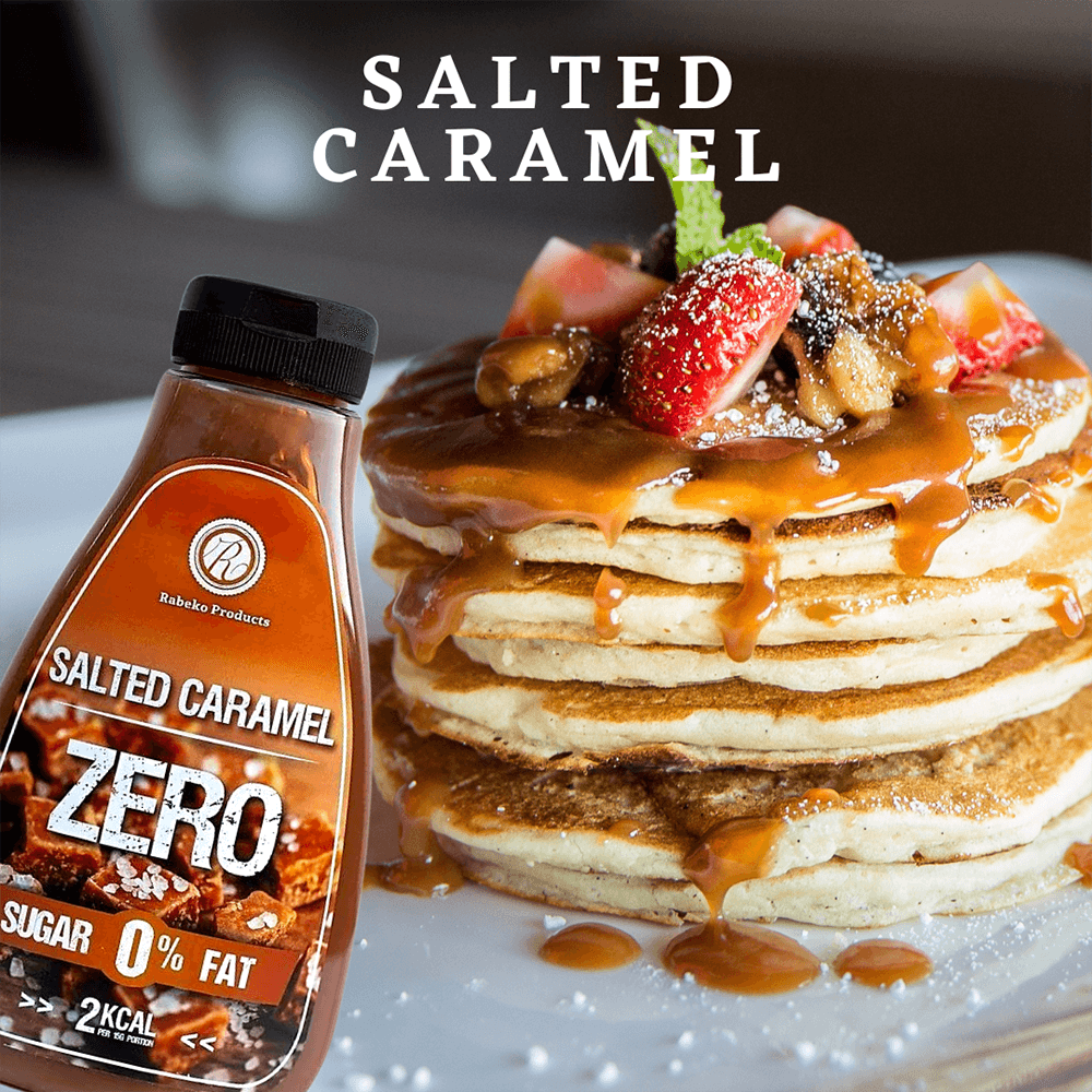 Rabeko Zero Salted Caramel Syrup - 350ml.