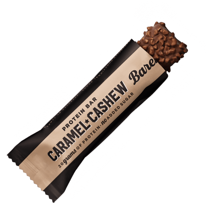 tidevand Ved forbi Barebells Protein Bar Caramel Cashew - 55g.