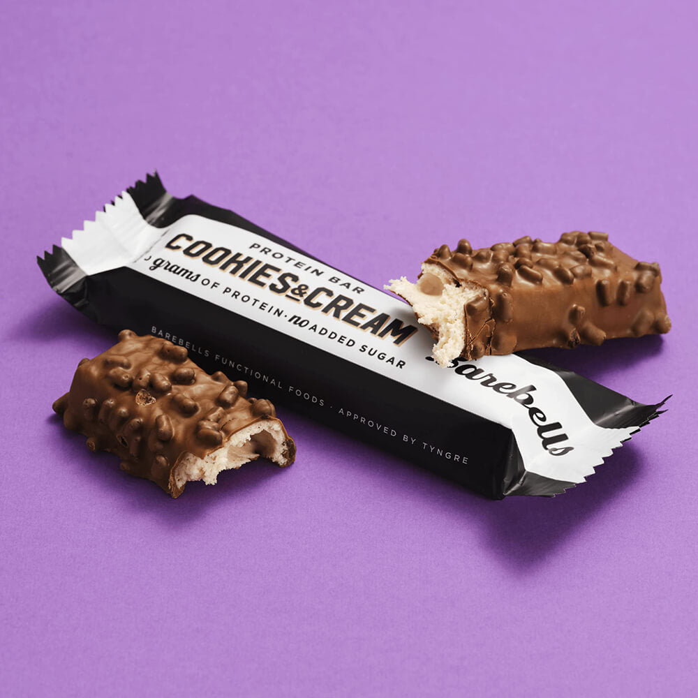 Barebells Protein Bar Cookies & Cream - 10x55g.