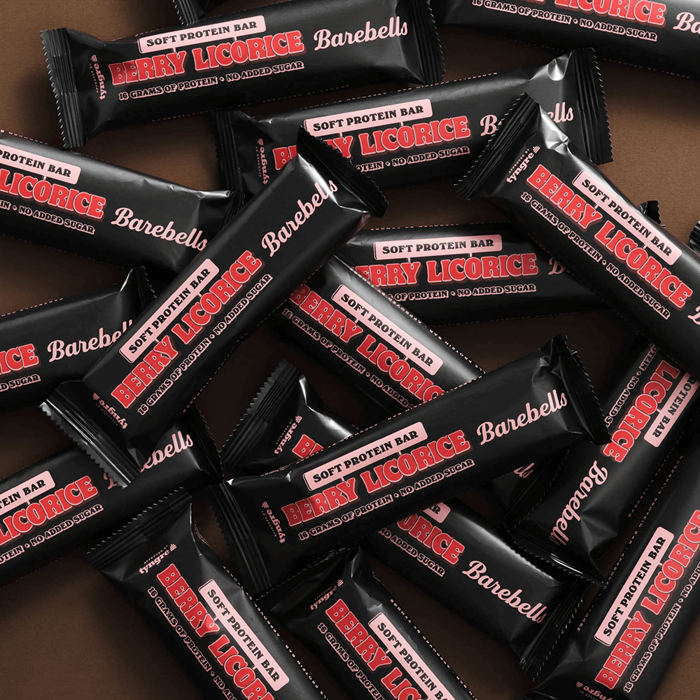 Barebells Soft Bar Berry Licorice - 10x55g.