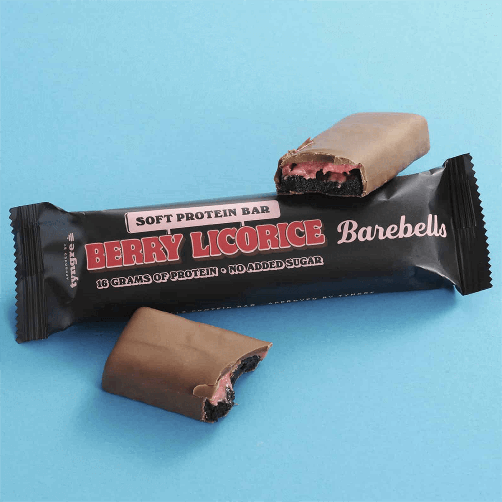 Barebells Soft Bar Berry Licorice - 10x55g.