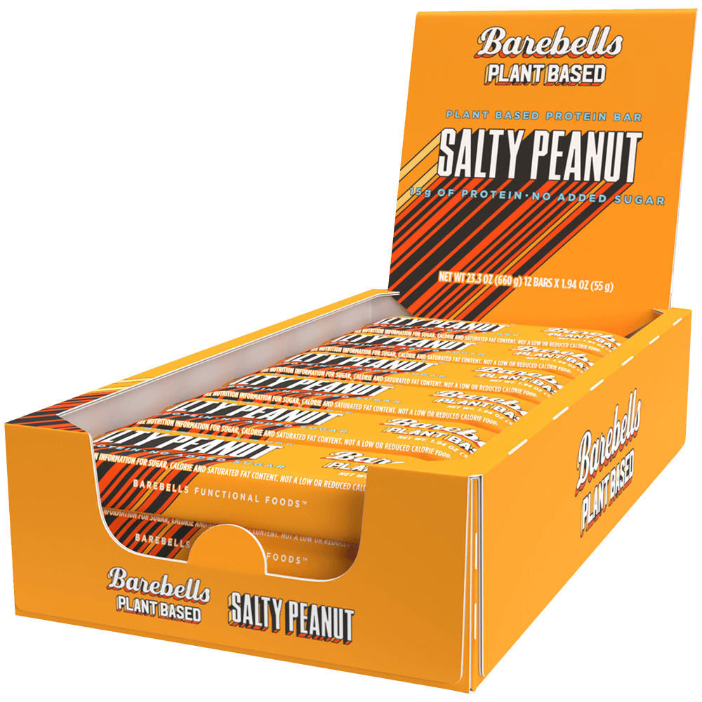 Barebells Vegan Protein Bar Salty Peanut - 10x55g.