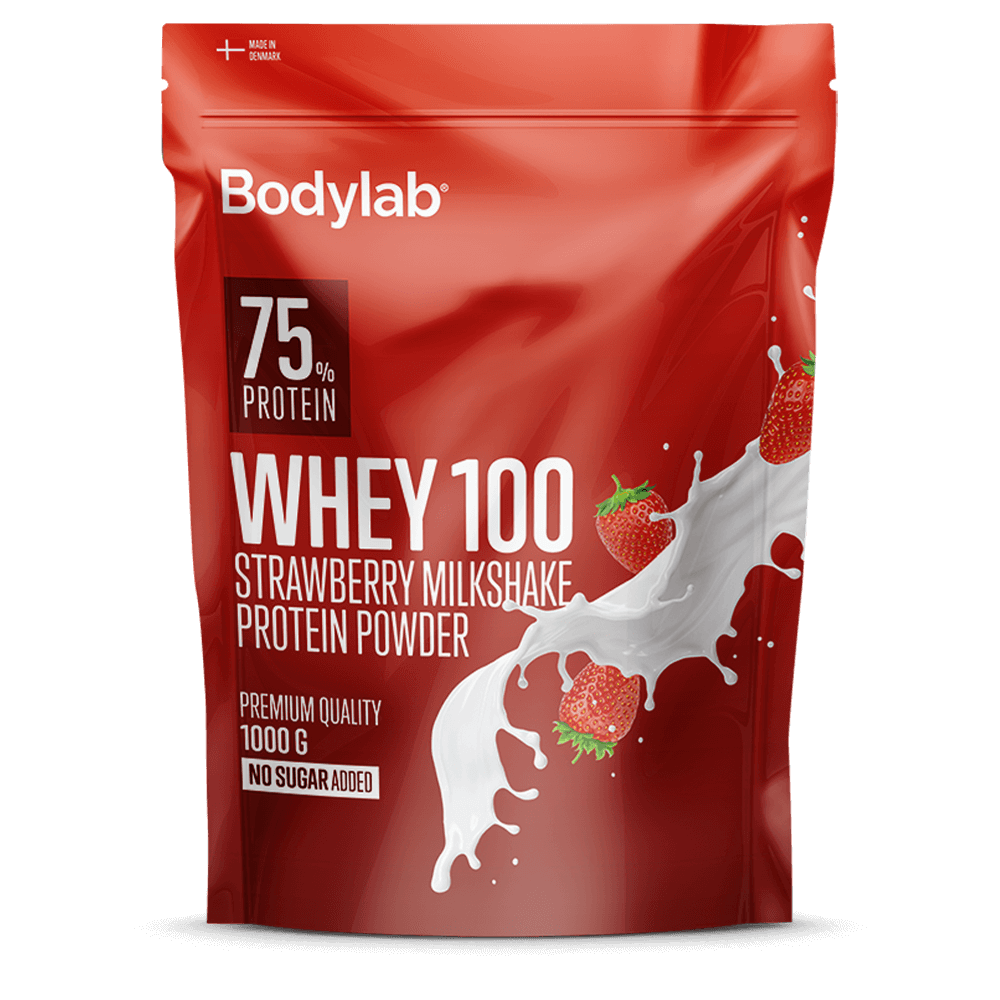 Whey 100 Strawberry Milkshake - 1000g.