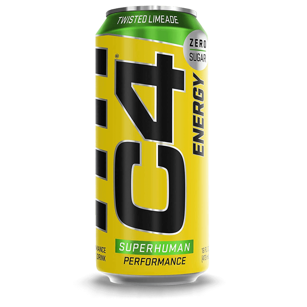 C4 Energy Carbonated Twisted Limeade - 500ml.