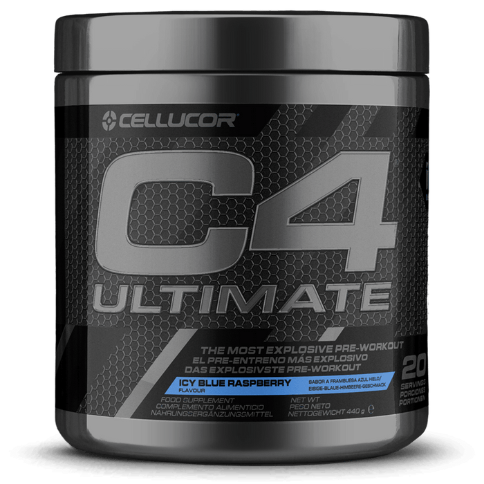 C4 Ultimate Pre-Workout Icy Blue Raspberry - 20 serv.