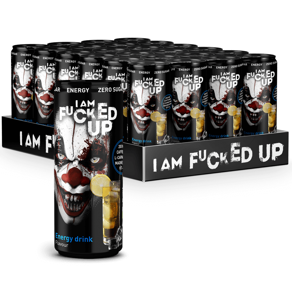 I Am Fucked Up Energy Drink - 6x330ml.