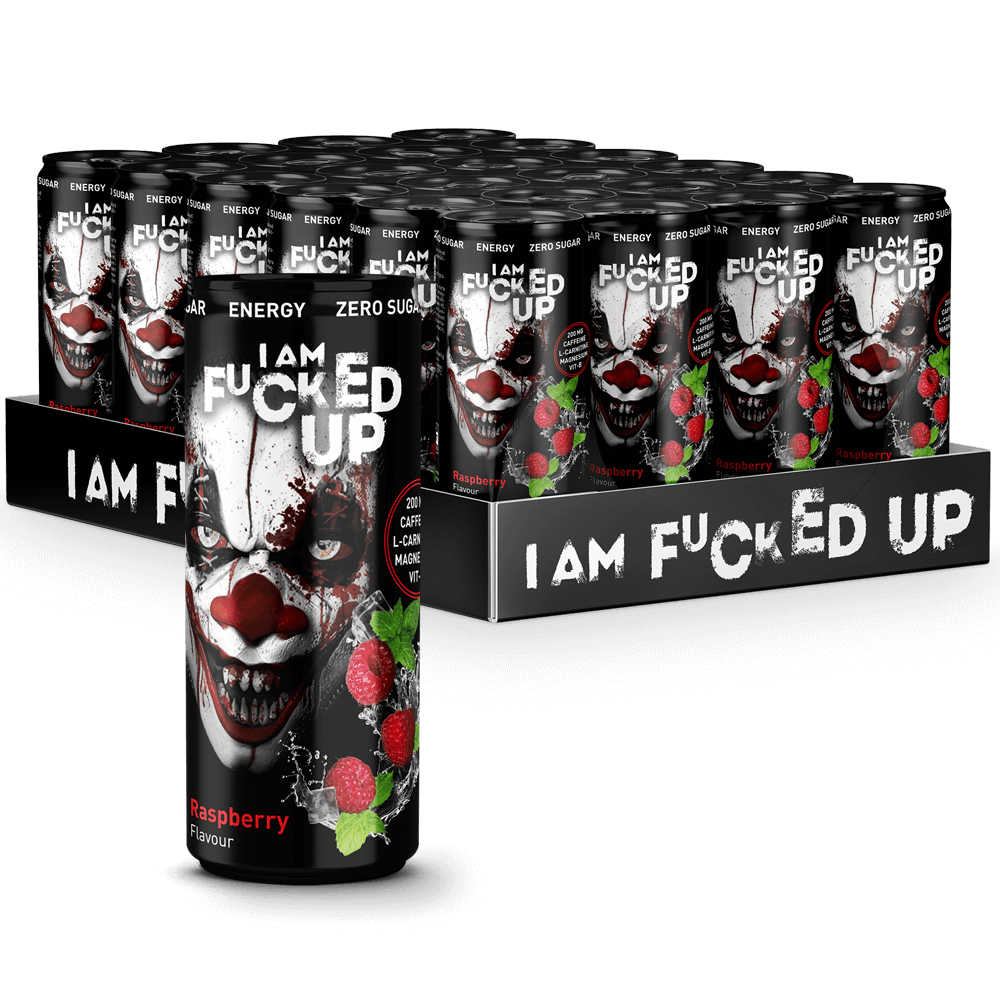 I Am Fucked Up Drink Raspberry - 24x330ml.