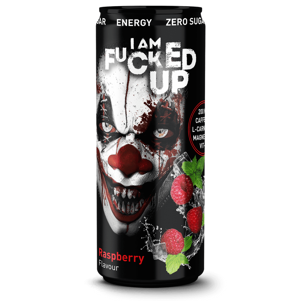 I Am Fucked Up Drink Raspberry - 24x330ml.