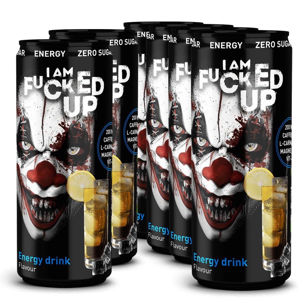 I Am Fucked Up Energy Drink - 6x330ml.