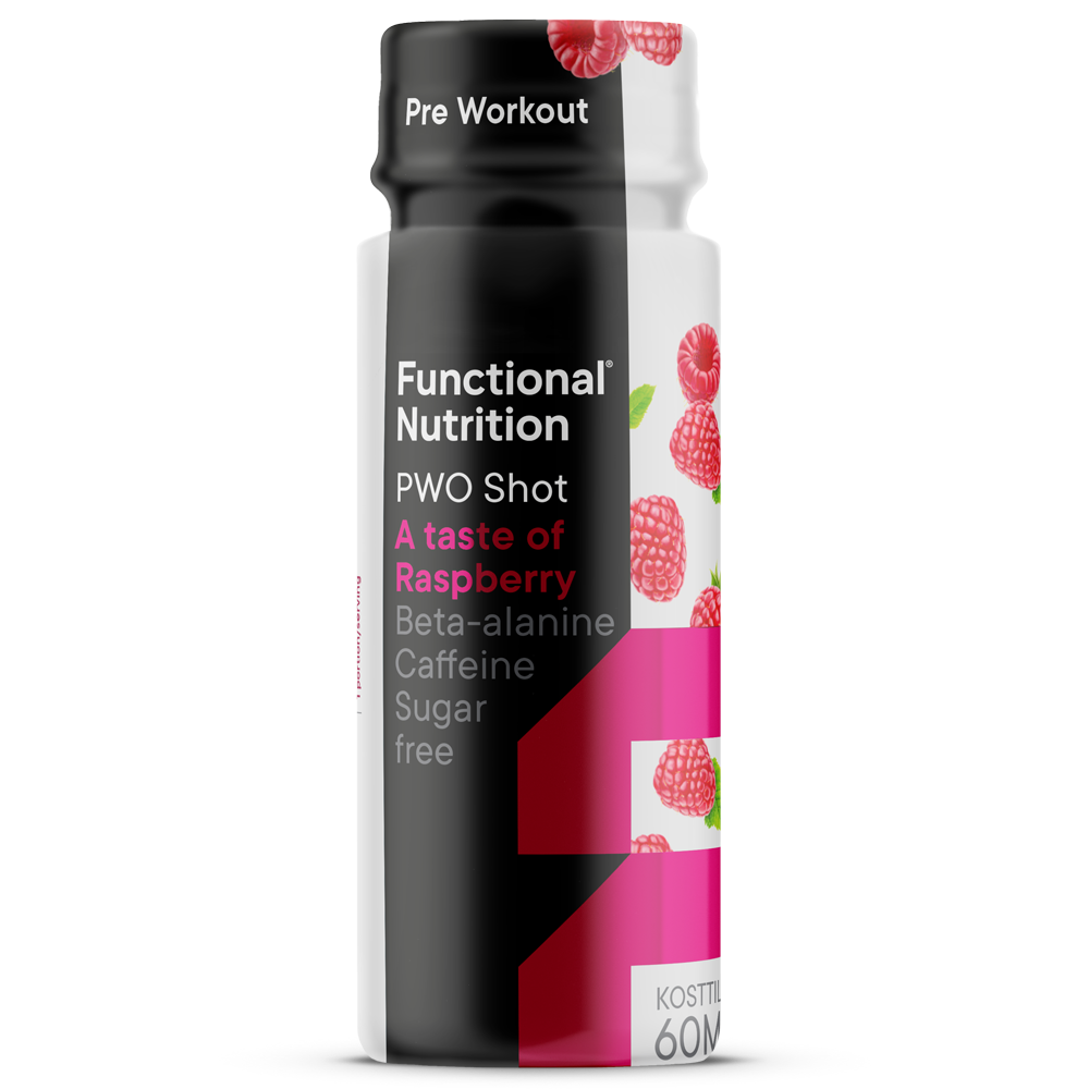 Pre-Workout Shot Raspberry - 12x60ml.