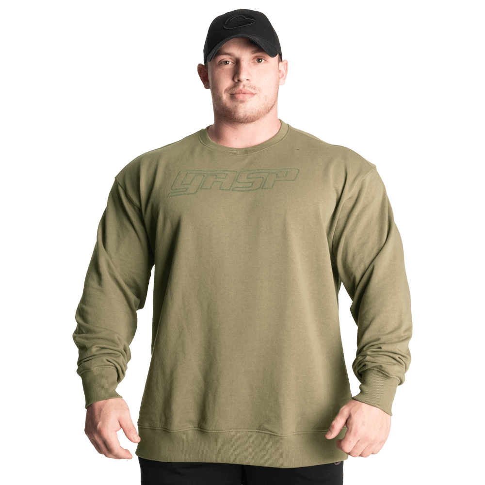 Division Crewneck - Washed Green