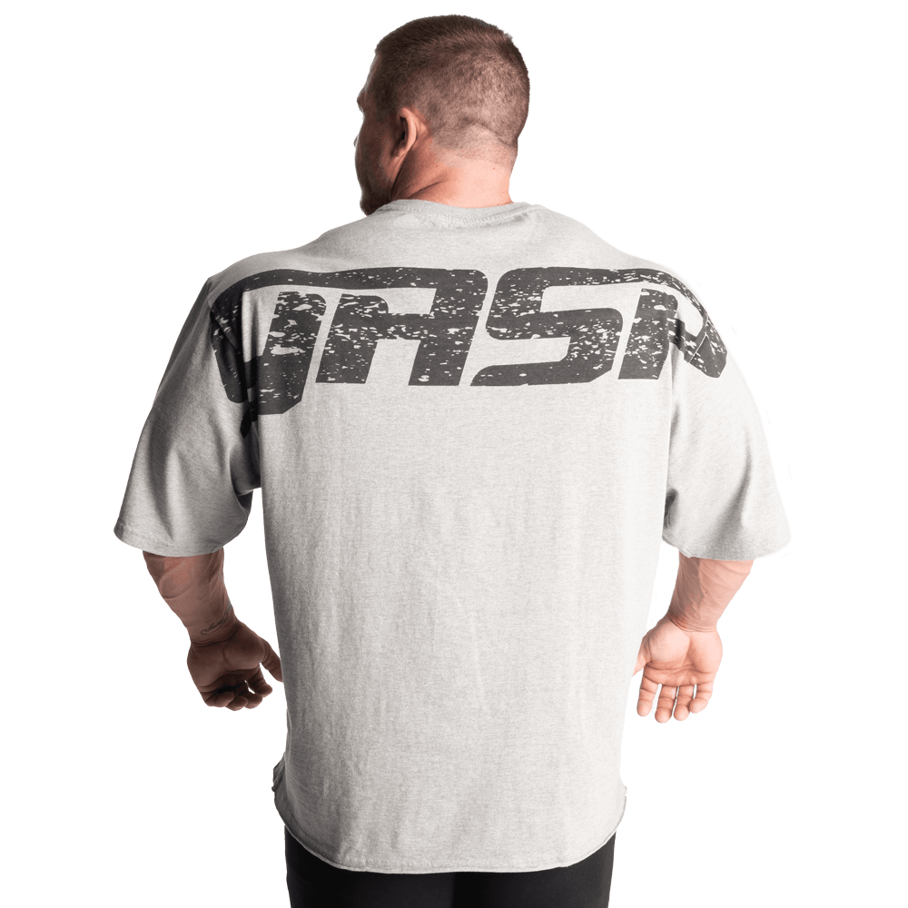 GASP Iron Tee - Greymelange/Black