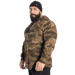 Long Sleeve Thermal Hoodie - Green Camo Print