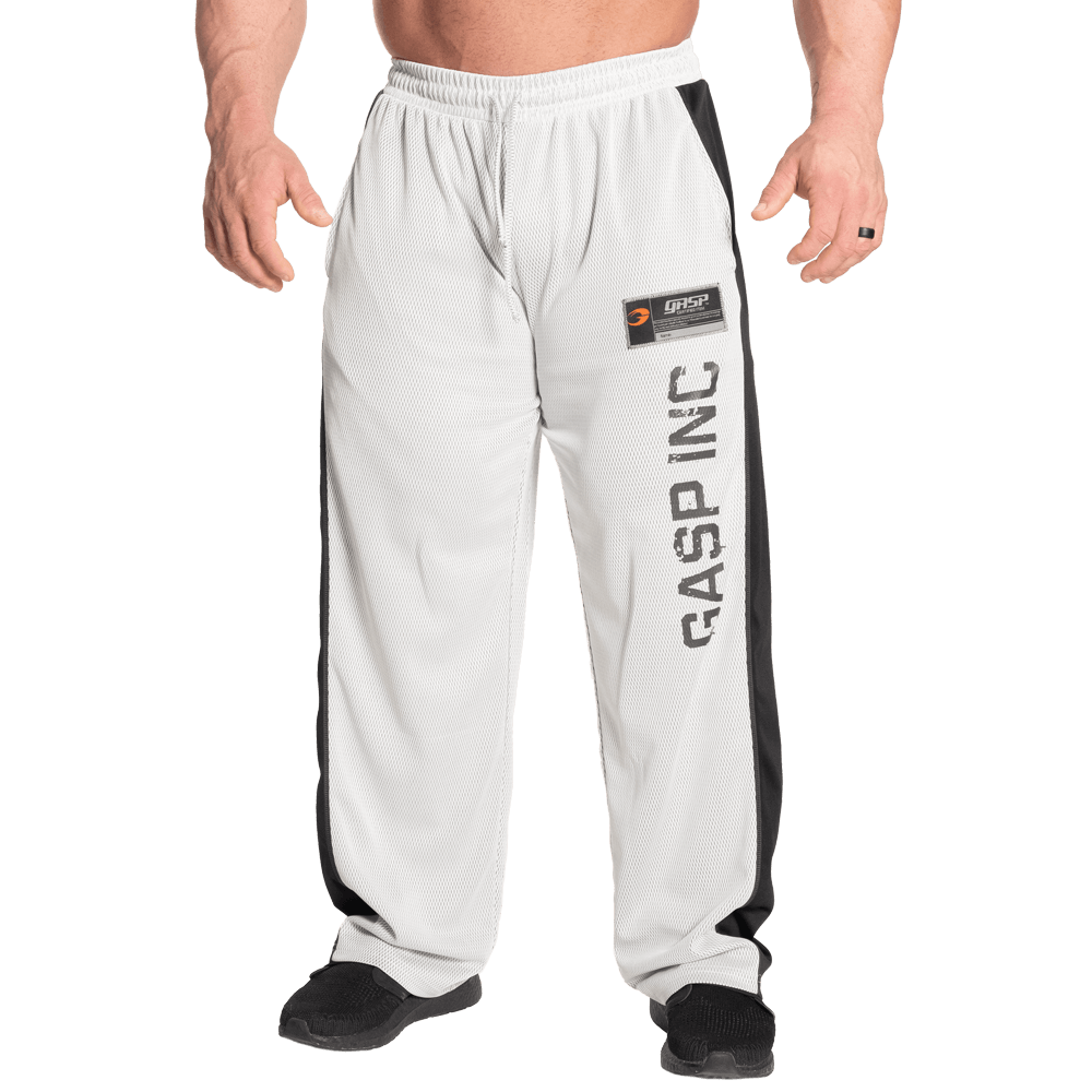 No1 Mesh Pant - White/Grey