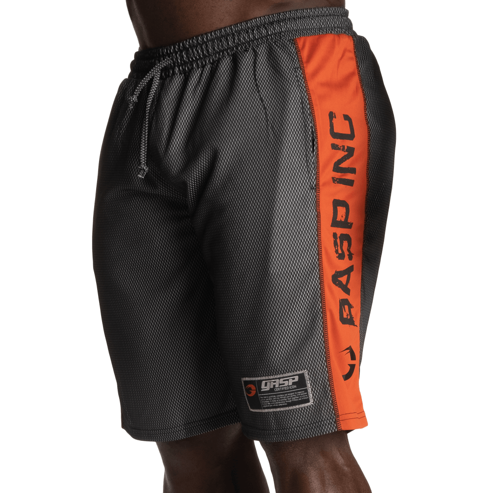 No1 Mesh Shorts - Black/Flame