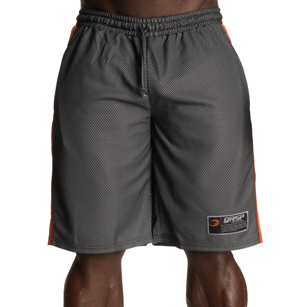 No1 Mesh Shorts - Black/Flame