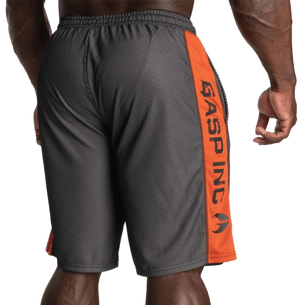 No1 Mesh Shorts - Black/Flame