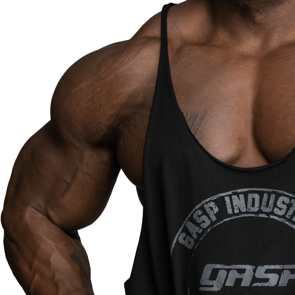 Gasp Stringer - Black/Grey