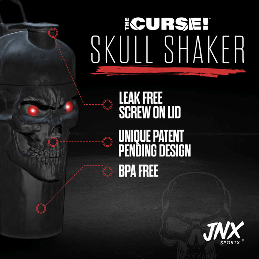 The Curse Skull Shaker 700ml. - Black