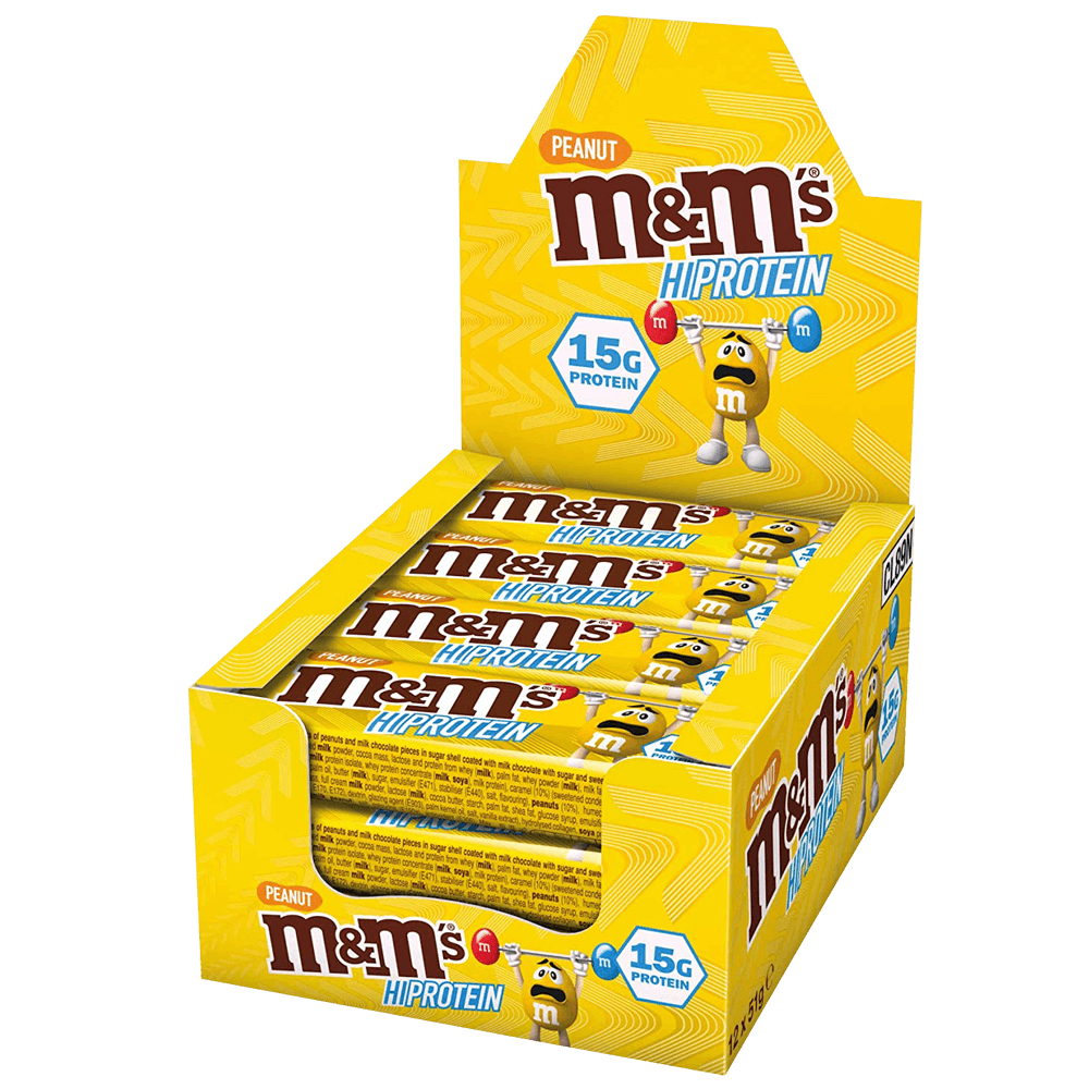 M&M's Protein Peanut Bar - 10x51g.