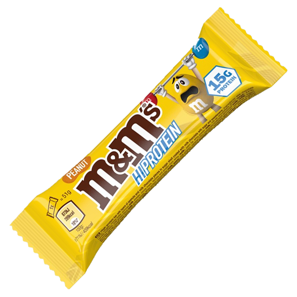 M&M's HiProtein Peanut Bar med 15g protein